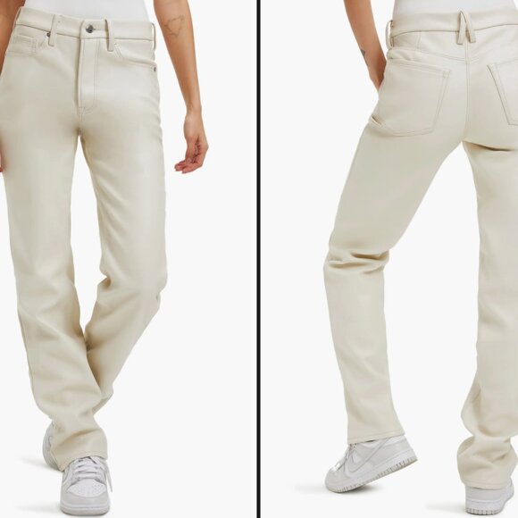 NWT Good American Better than Leather Good Icon Pant - Picture 1 of 10